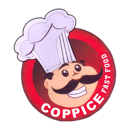 Coppice Fast Food logo.